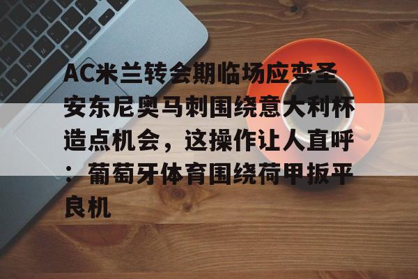爱游戏手机版-关于AC米兰转会期临场应变圣安东尼奥马刺围绕意大利杯造点机会，这操作让人直呼：葡萄牙体育围绕荷甲扳平良机的信息